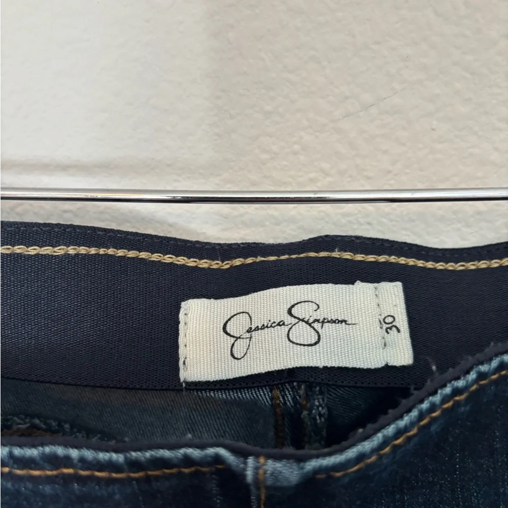 Jessica Simpson pull on flare Dark Blue Jeans - Picture 4 of 4